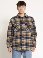 FRANK | Checkered sherpa semi-fit over shirt