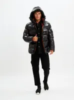 LENNON | Quilted Hooded puffer jacket