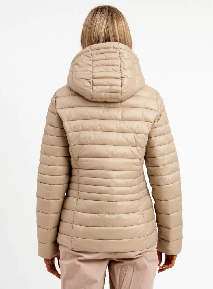 LESLIEVILLE | PACKABLE HOODED ULTRALIGHT JACKET-CAMEL