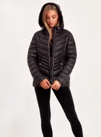 SOFITEL | PACKABLE HOODED ULTRALIGHT JACKET-BLACK