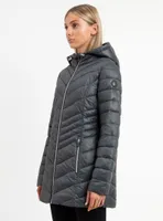 MARTEL | LONG PACKABLE ULTRALIGHT JACKET-FOG