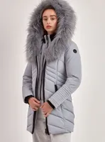 OLYMPIA | PARKA JACKET VEGAN-FUR TRIM (-35°C)-ASH