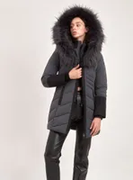 OLYMPIA | PARKA JACKET VEGAN-FUR TRIM (-35°C)-FOG