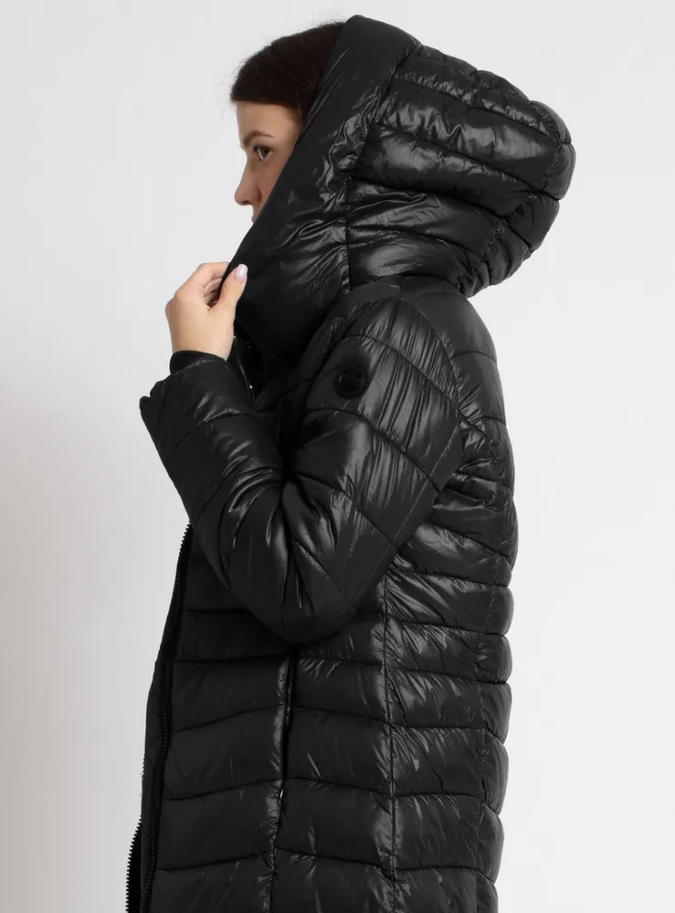 HAILEY | Long quilted midweight puffer jacket