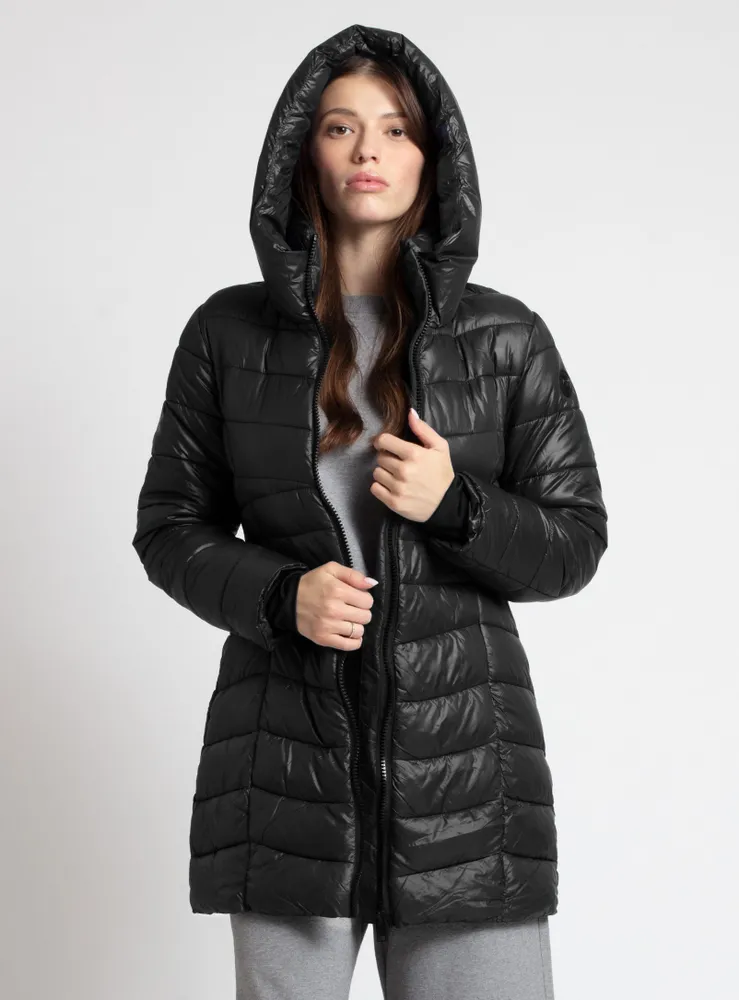 HAILEY | Long quilted midweight puffer jacket