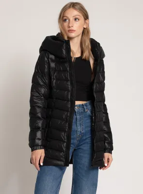 CLAUDIA | QUILTED MIDWEIGHT PUFFER JACKET