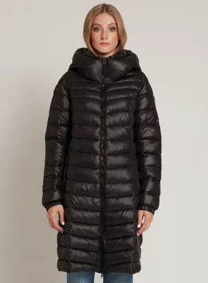 KINSLEY | Maxi-length quilted midweight puffer jacket