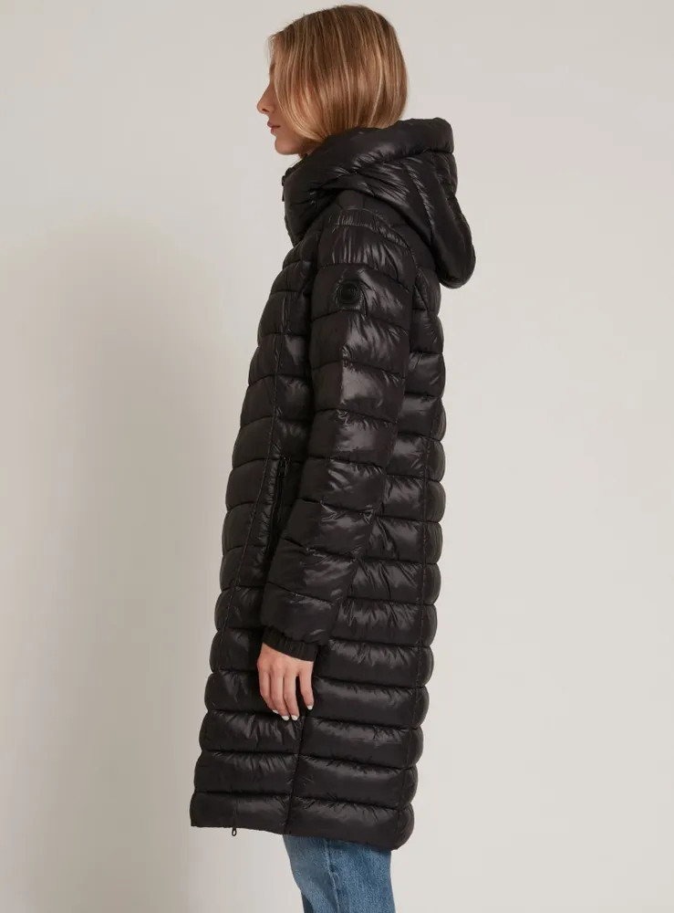 KINSLEY | Maxi-length quilted midweight puffer jacket