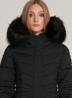 ANGELA | Long quilted parka