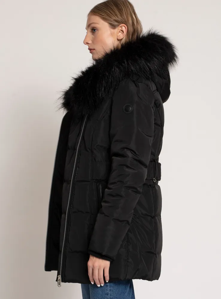 PASCUAL | Mid length parka with inner bib