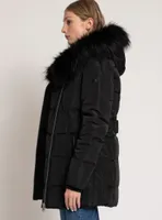 PASCUAL | Mid length parka with inner bib