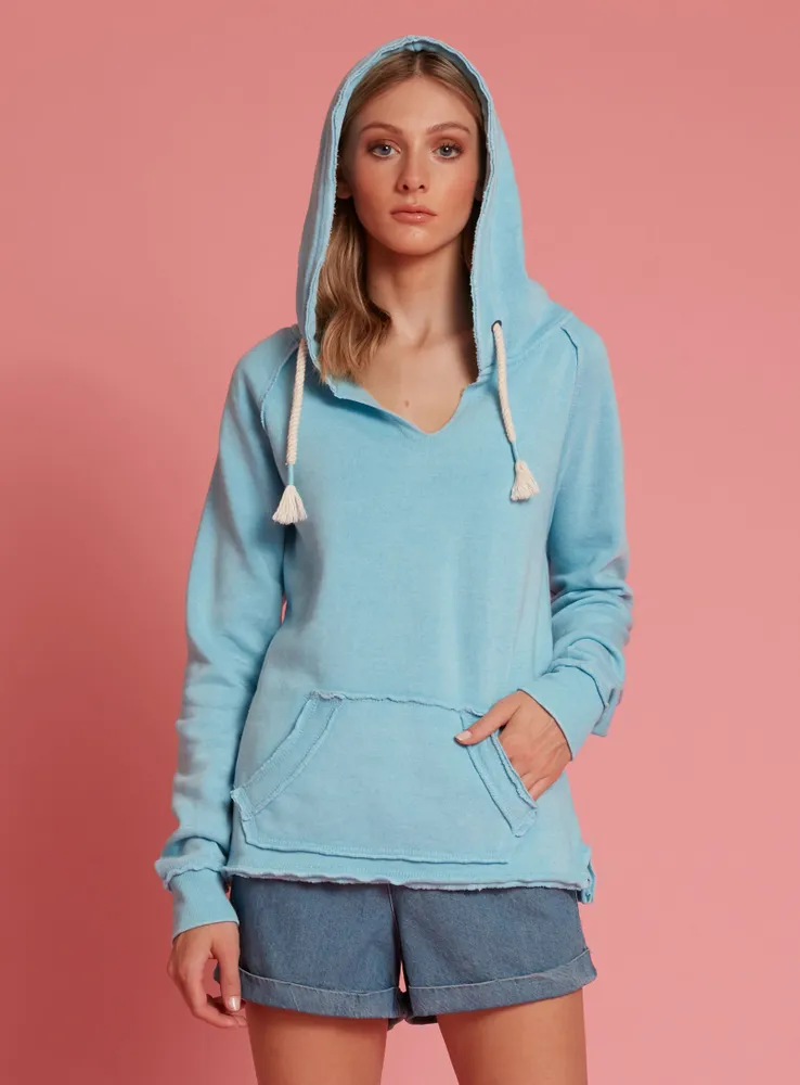 TALO | Fleece pop colour hoodie