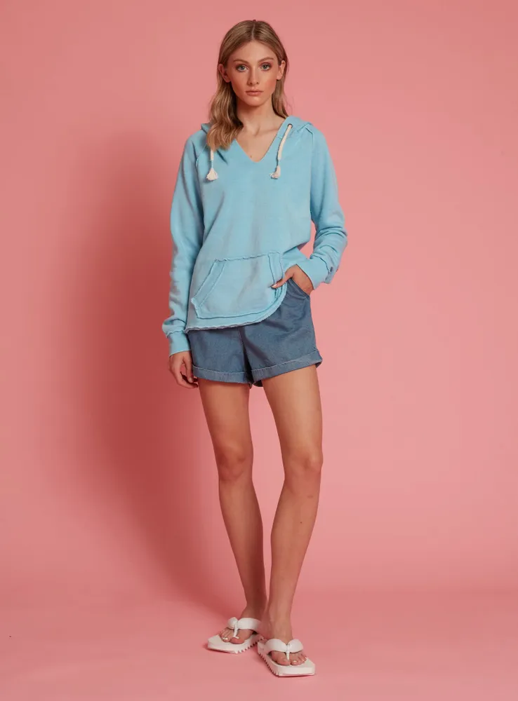 TALO | Fleece pop colour hoodie