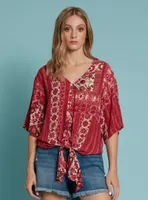 LILA | Kilim printed blouse