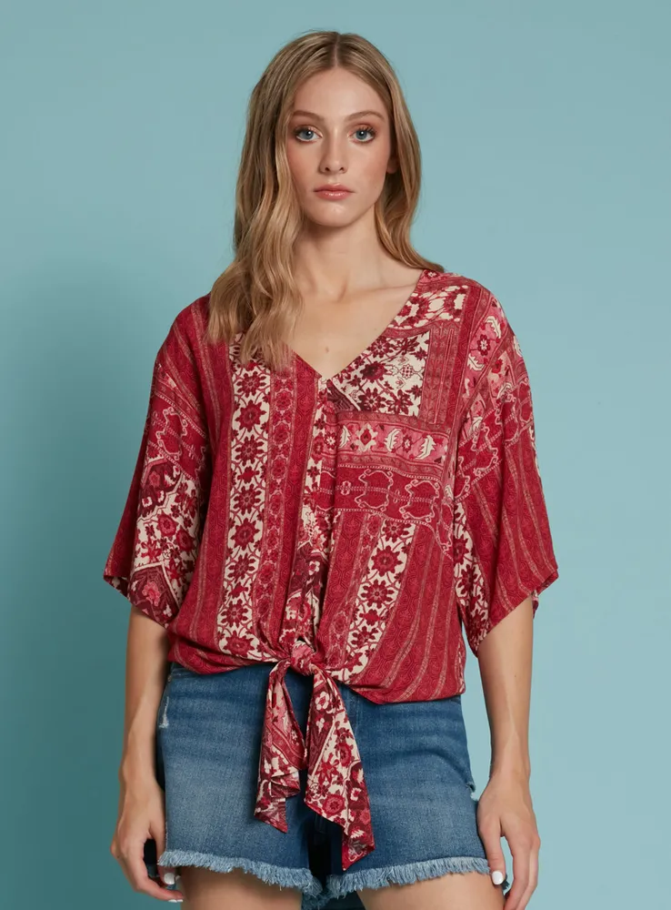 LILA | Kilim printed blouse