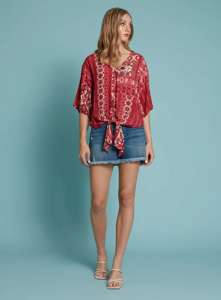 LILA | Kilim printed blouse
