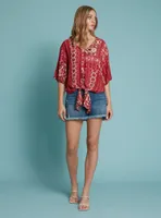 LILA | Kilim printed blouse