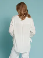 RILA | Semi-sheer white blouse
