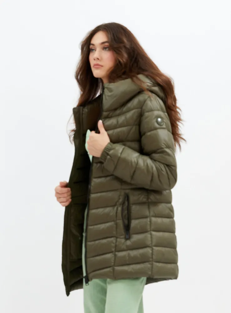 JESSYANN | Mid weight puffer jacket with hood