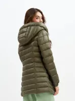 JESSYANN | Mid weight puffer jacket with hood