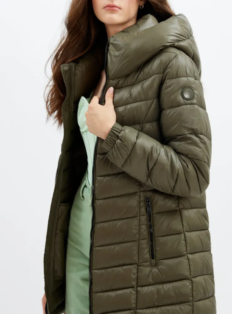 JESSYANN | Mid weight puffer jacket with hood