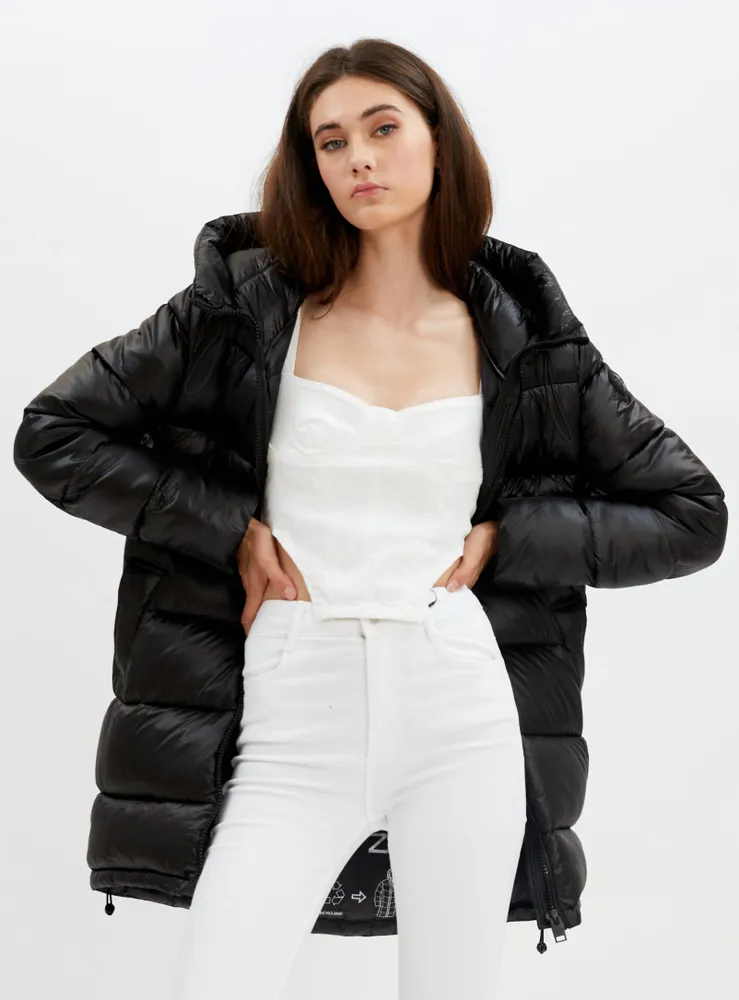 OLIVIA | quilted winter long puffer jacket