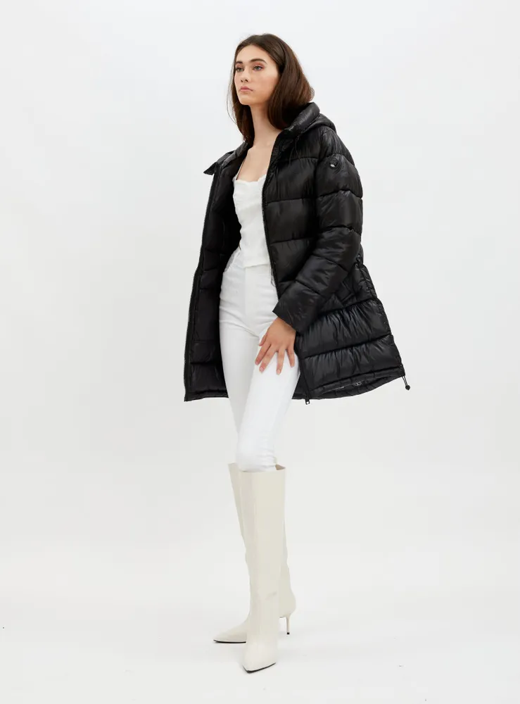 OLIVIA | quilted winter long puffer jacket