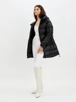 OLIVIA | quilted winter long puffer jacket