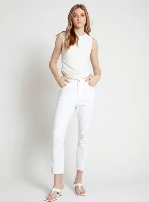 SAMA | White denim pants