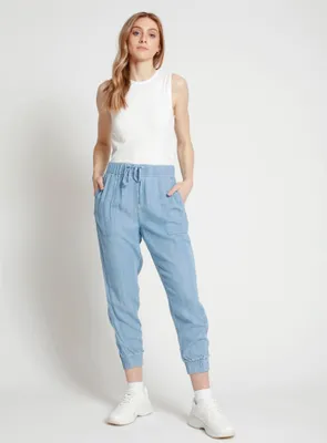 MASA | High-Rise Cropped Jogger Pants