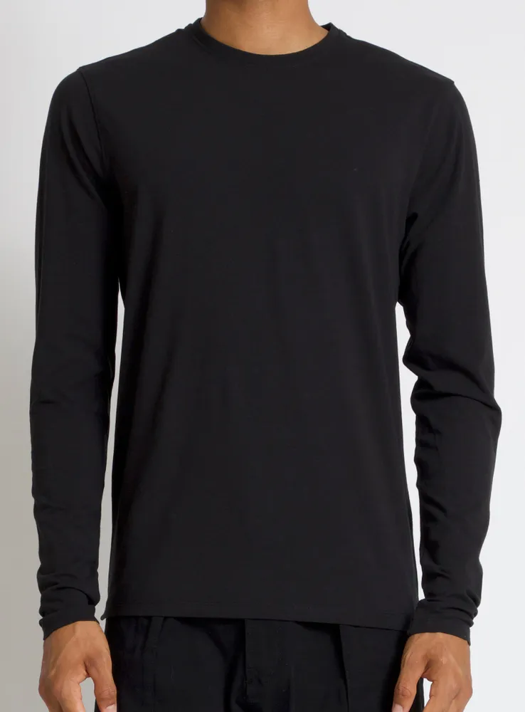 BEL | Stretch Organic long sleeve basic Crewneck