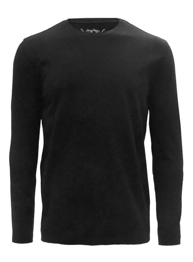 BEL | Stretch Organic long sleeve basic Crewneck