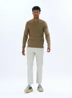 STEN | Cotton v neck fine gauge sweater