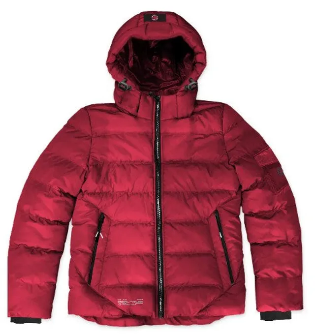 Point Zero ALLEY, Quilted puffer jacket with print