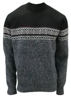 SEBASTIAN | Jacquard crew neck sweater