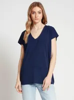 REYA | Short sleeve v neck top