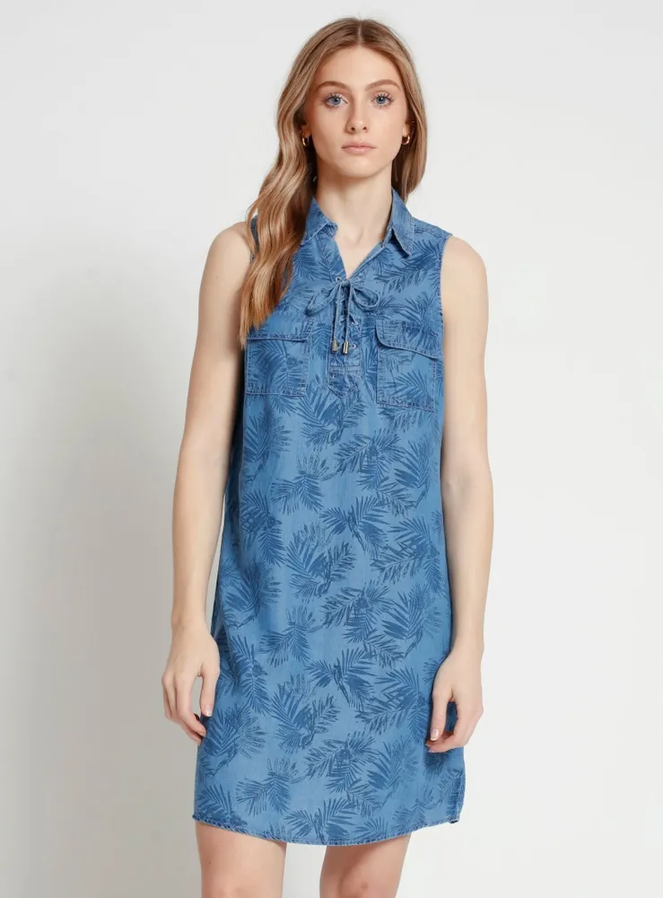 PALMA | Sleeveless printed dress