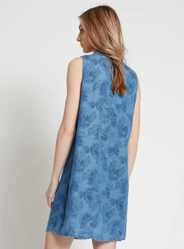 PALMA | Sleeveless printed dress