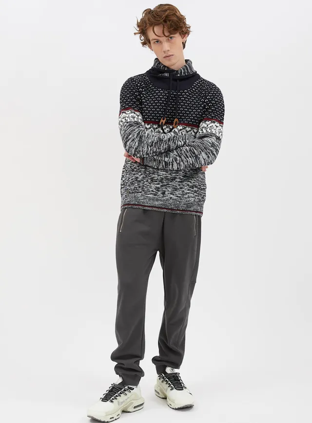 DAVI  Shawl collar sweater – Point Zero