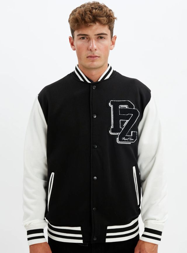 YORKDALE | Varsity sweatshirt fleece jacket