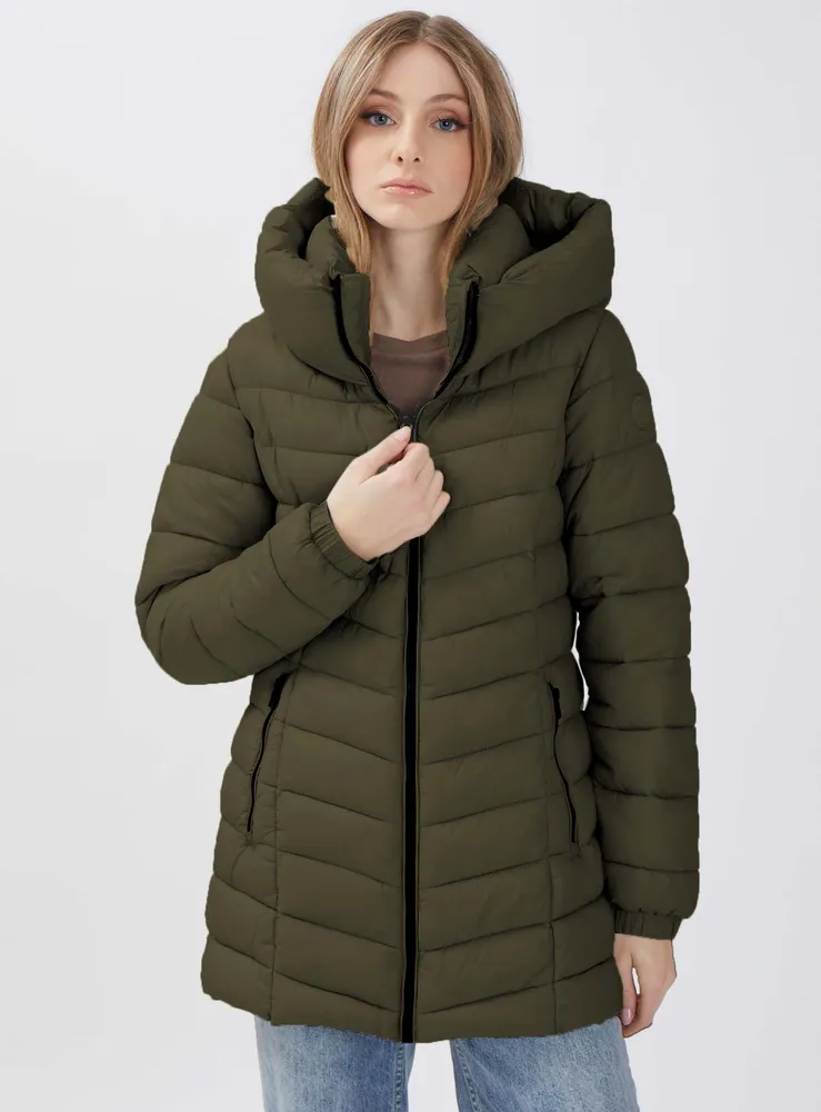 JESSYANN | Mid weight puffer jacket with hood