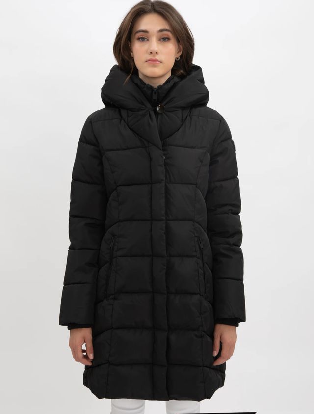 CAROLINE | quilted long puffer jacket