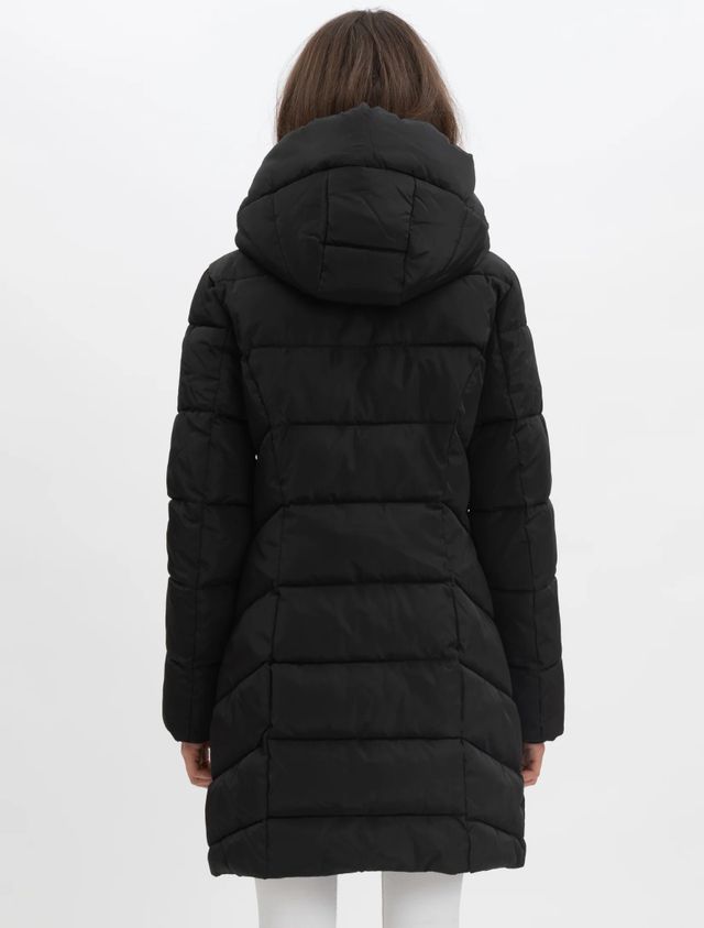 CAROLINE | quilted long puffer jacket