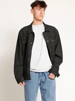 RON | Vegan suede overshirt shacket