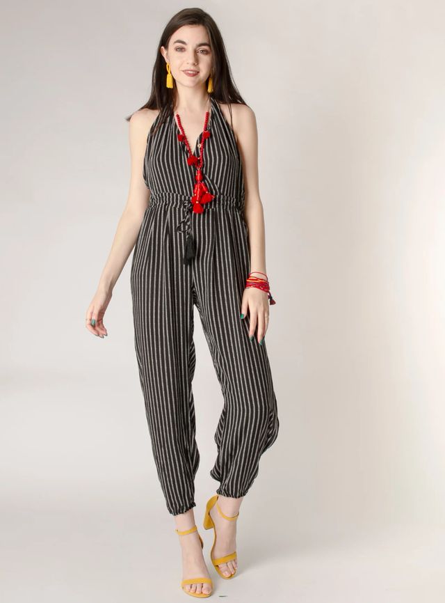 ALYX | Pinstripe halter jumpsuit