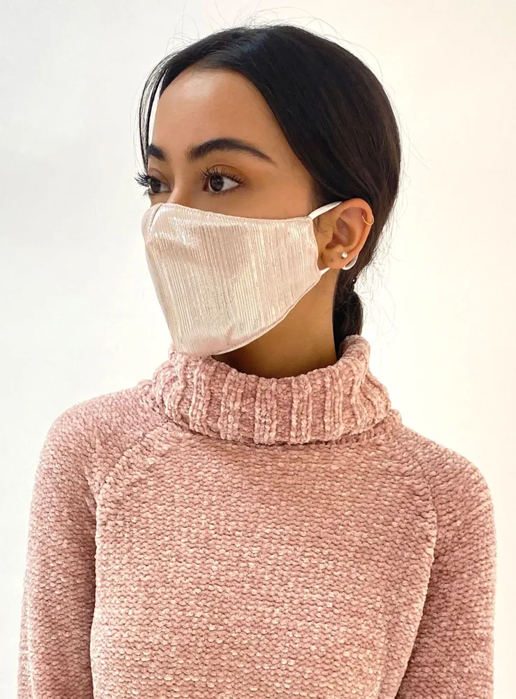 REUSABLE 3 LAYER MASK | A PACK OF 3 MASKS-SILVER