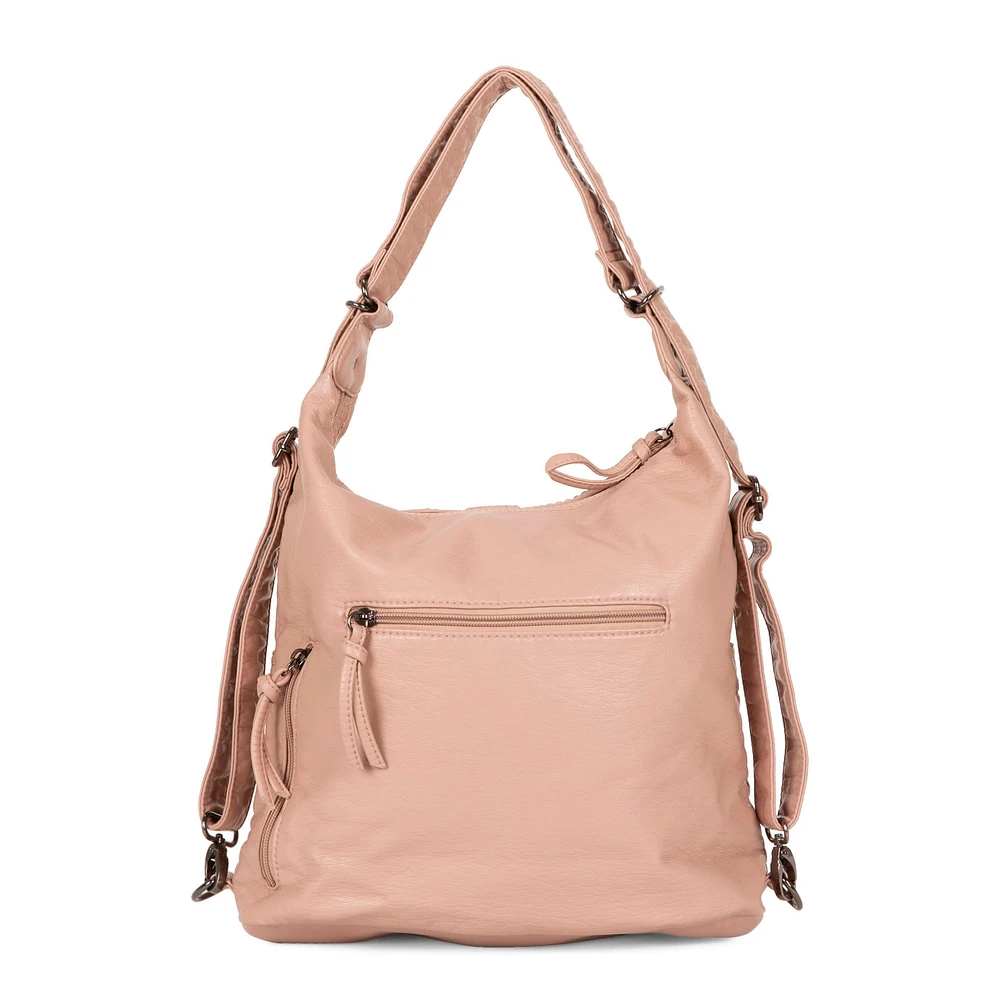 Sac à main hobo convertible matelassé