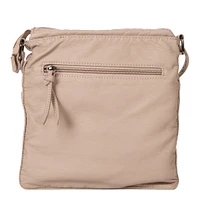 Petit sac à bandoulière multi-zip matelassé en similicuir