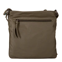 Petit sac à bandoulière multi-zip matelassé en similicuir