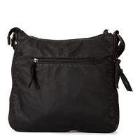 Sac à bandoulière extensible matelassé de taille moyenne avec poches avant